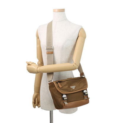 Prada Shoulder Bag Re-Nylon Saffiano Nylon Leather