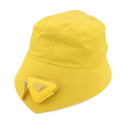 Prada Hat Re-Nylon Triangle Logo with Mini Pouch Bucket