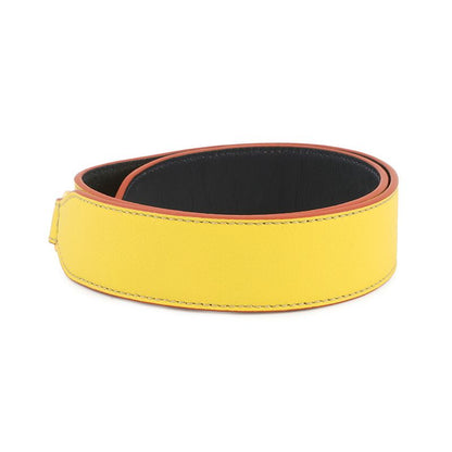 Fendi Shoulder Strap Leather Yellownavy