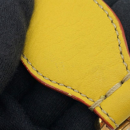 Fendi Shoulder Strap Leather Yellownavy