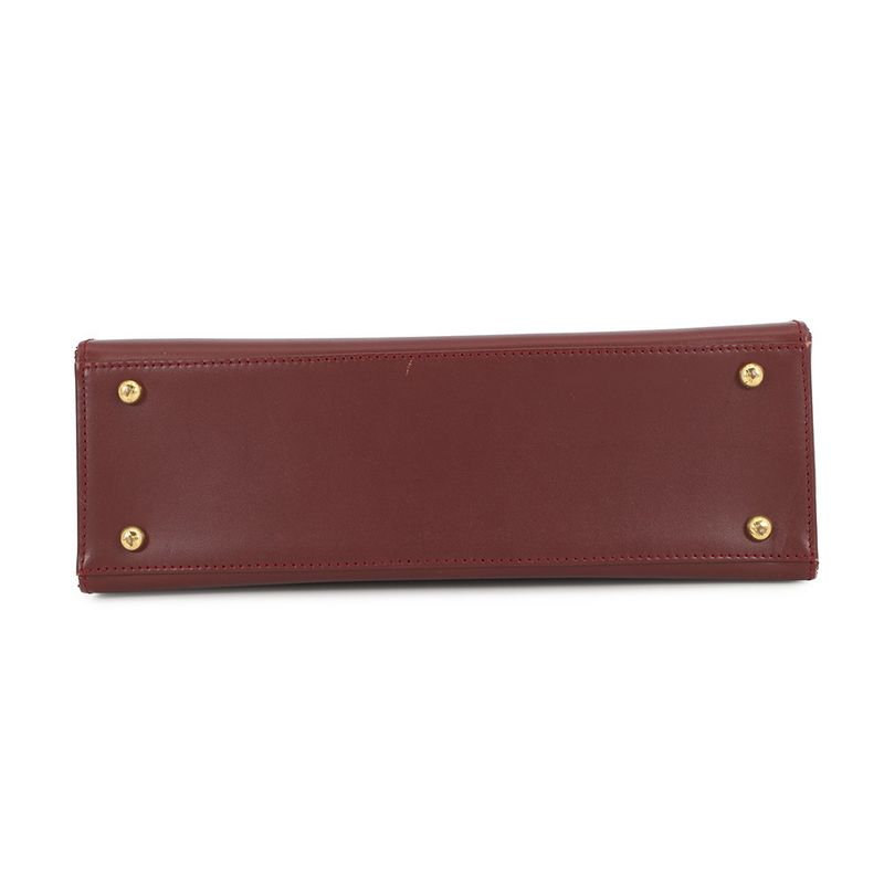 Cartier Handbag Must Leather Bordeaux