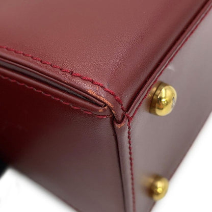 Cartier Handbag Must Leather Bordeaux
