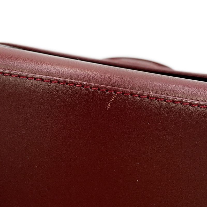 Cartier Handbag Must Leather Bordeaux