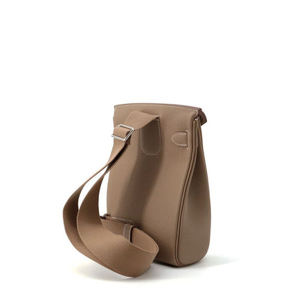 Hermes Belt Bag Kelly Hac a Dos PM Etoupe Silver Togo