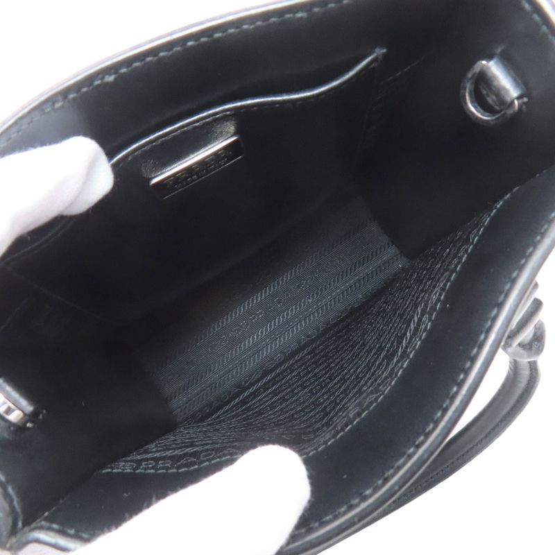 Prada Embossed Logo 2-Way Handbag Soft