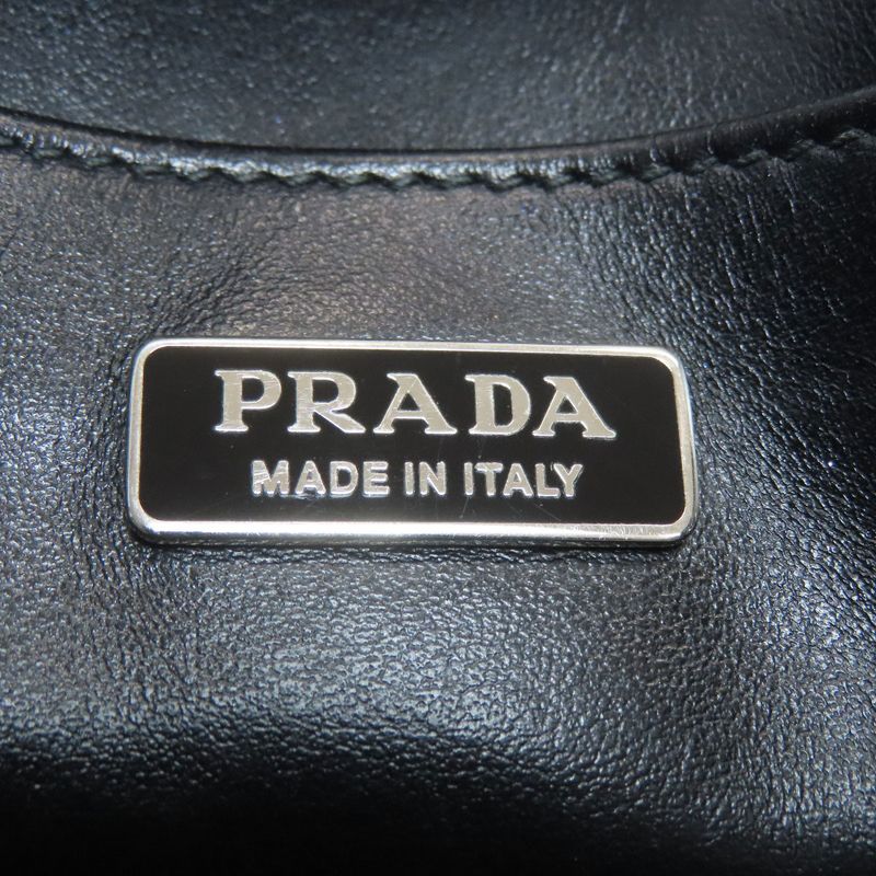 Prada Embossed Logo 2-Way Handbag Soft