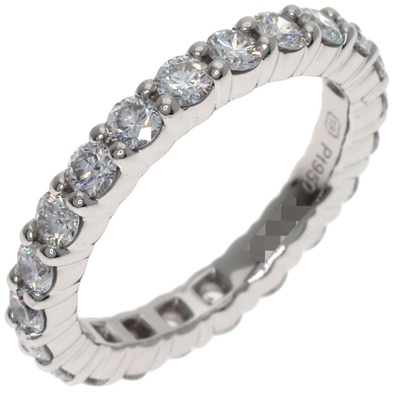 Harry Winston Round Cut Prong Set Full Diamond Ring