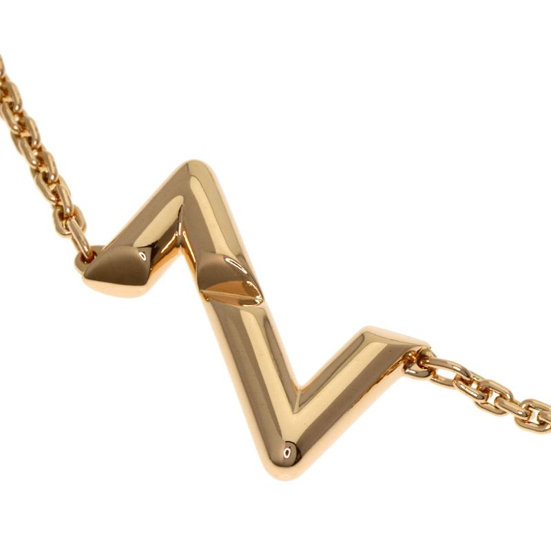 Louis Vuitton Bracelet Chain LV Vault Upside Down 18K Pink Gold