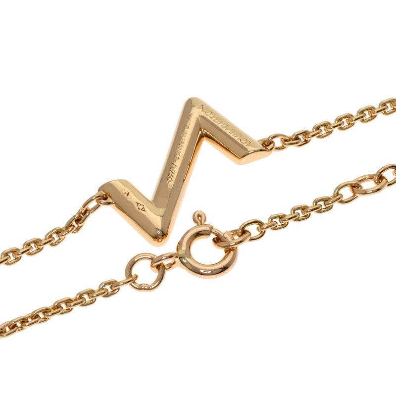 Louis Vuitton Bracelet Chain LV Vault Upside Down 18K Pink Gold