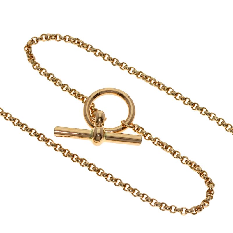 Hermes Clou de Forge Necklace 18K Pink Gold