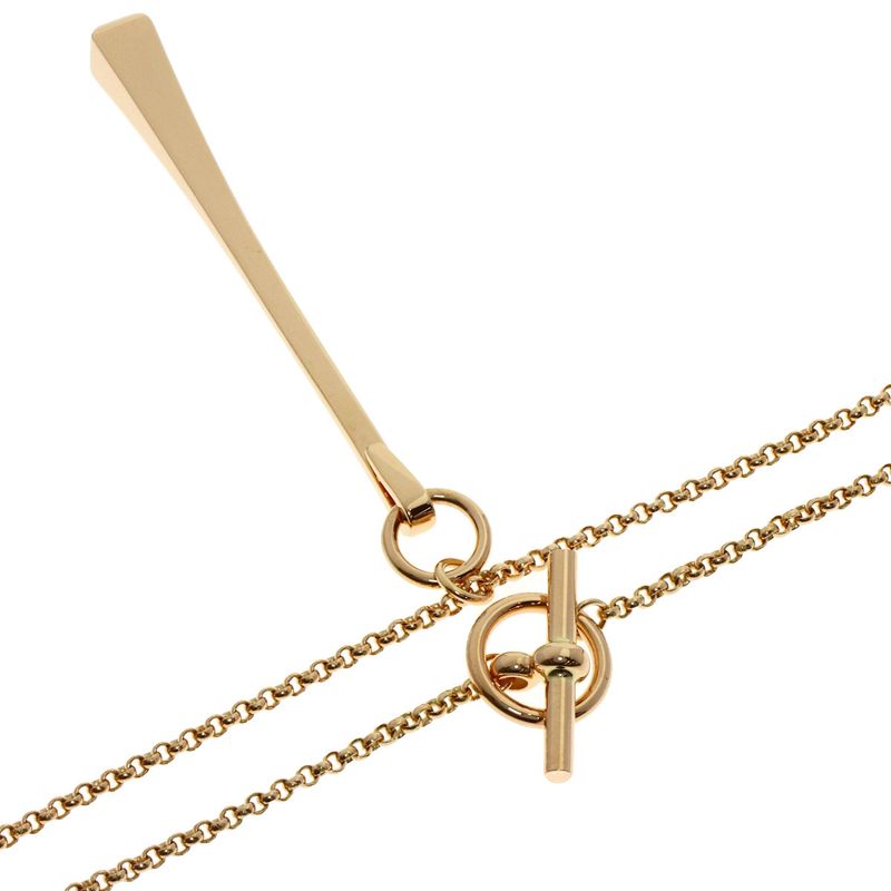 Hermes Clou de Forge Necklace 18K Pink Gold