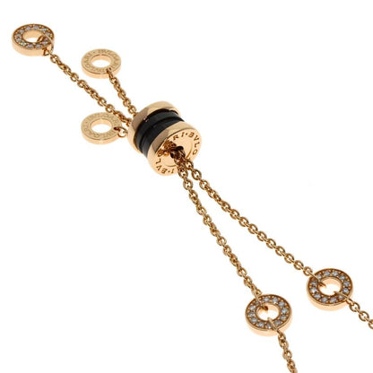 Bvlgari B-zero One Element Diamond Necklace 18K Pink Gold