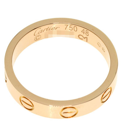 Cartier Mini Love Ring 48 18K Pink Gold