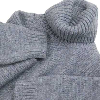 Celine Triomphe Turtle Knit Balki Sweater Blue Pastel