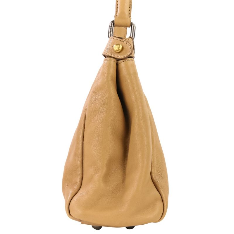 Fendi Peekaboo 2-Way Shoulder Bag Brown Beige
