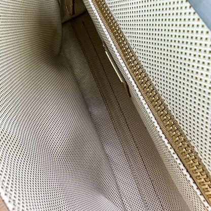 Fendi Peekaboo 2-Way Shoulder Bag Brown Beige