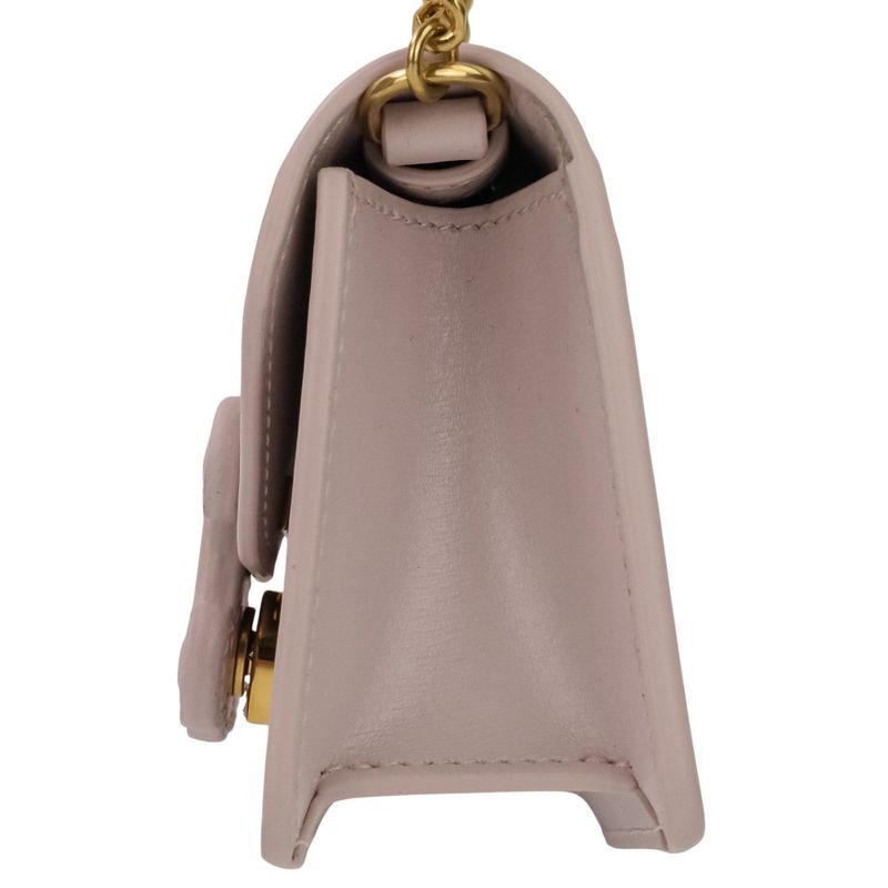 Celine Triomphe Chain Card Holder Mini Shoulder Bag Light Pink