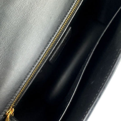 Dior 30 Montaigne Leather Bag Black