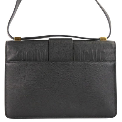 Dior 30 Montaigne Leather Bag Black