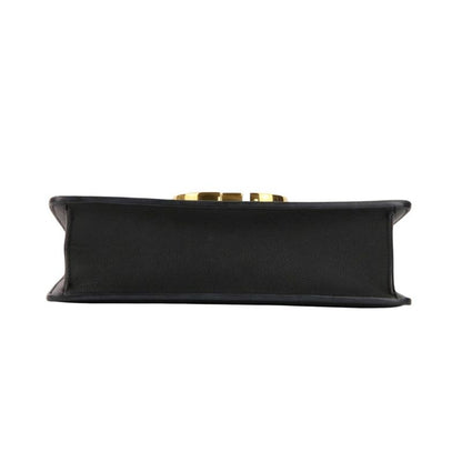 Dior 30 Montaigne Leather Bag Black