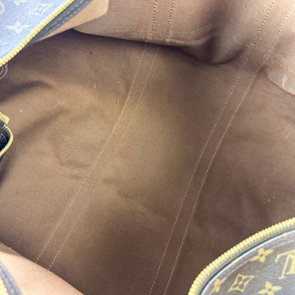 Louis Vuitton Monogram Keepall Bandouliere 60 Boston Bag Brown