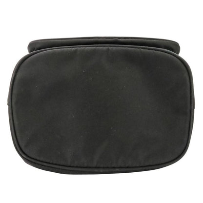 Prada Duet Drawstring Nylon Shoulder Bag Black