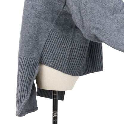 Loewe Anagram Wool Polo Knit Sweater S Gray