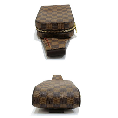Louis Vuitton Geronimos Belt Bag Damier Ebene Canvas Brown Gold