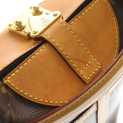 Louis Vuitton Monogram Duffle Mini Shoulder Bag Brown Leather