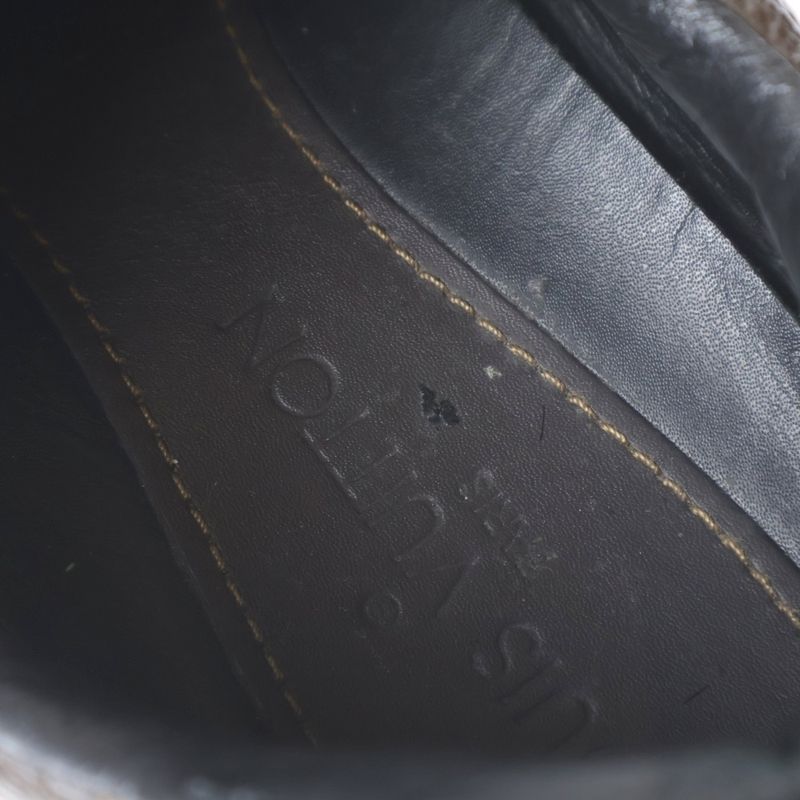 Louis Vuitton Monogram Macassar Globe Trotter Sneaker Brown Black