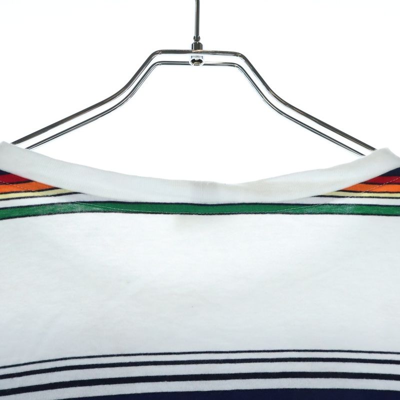 Celine Triomphe Borders Short Sleeve T-Shirt White