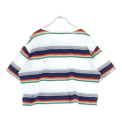 Celine Triomphe Borders Short Sleeve T-Shirt White