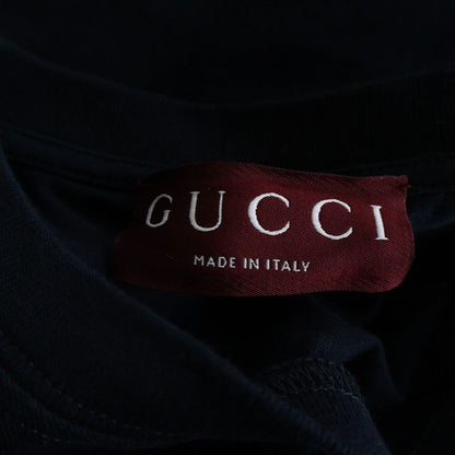 Gucci Front Logo Print Short Sleeve T-Shirt Black