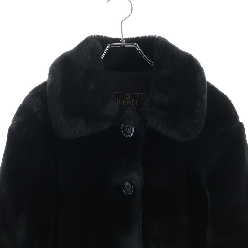 Fendi Logo Jacket Black