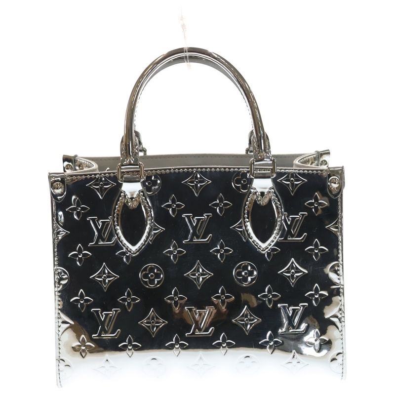 Louis Vuitton Miroir on the Go PM 2-Way Shoulder Bag Silver