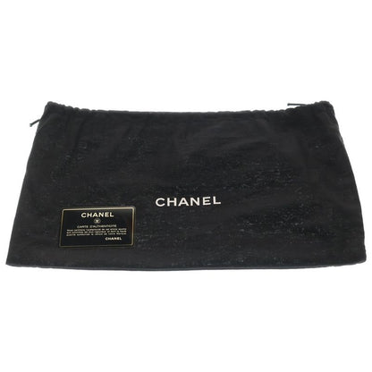 Chanel CC Logo Clutch Case Pouch Denim Indigo Blue