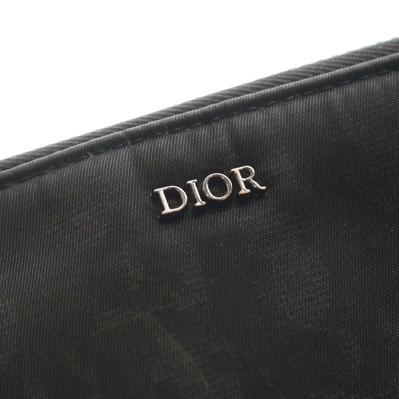 Dior Oak Strap Pouch Shoulder Bag Black