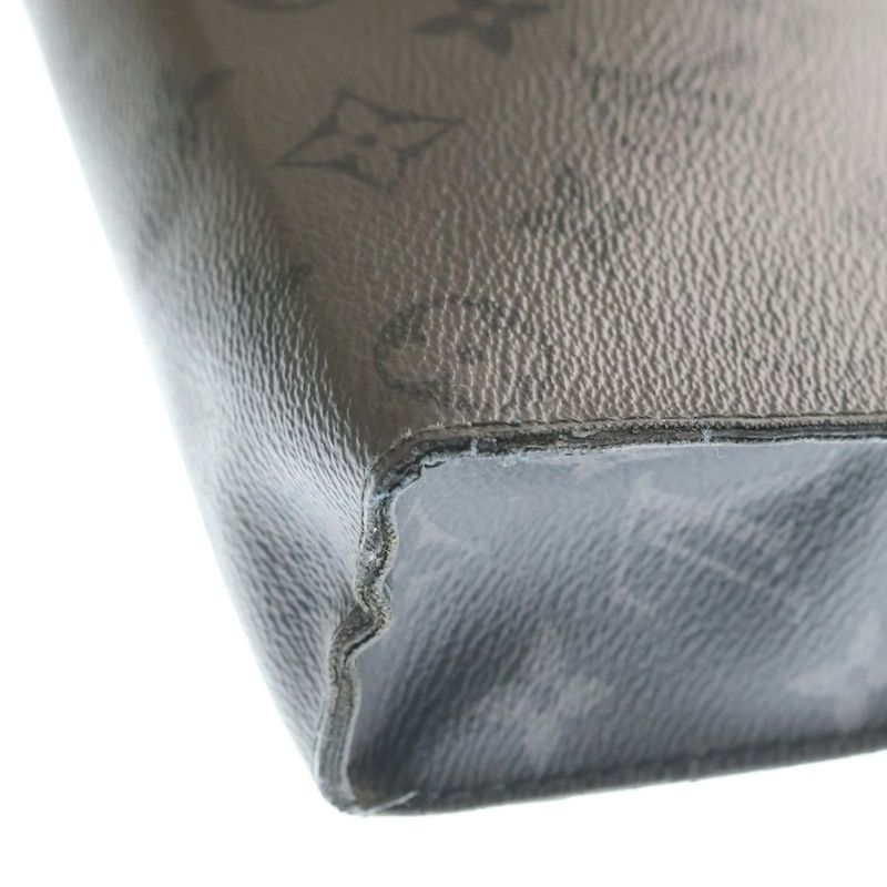 Louis Vuitton Monogram Pochette Voyage Clutch Gray