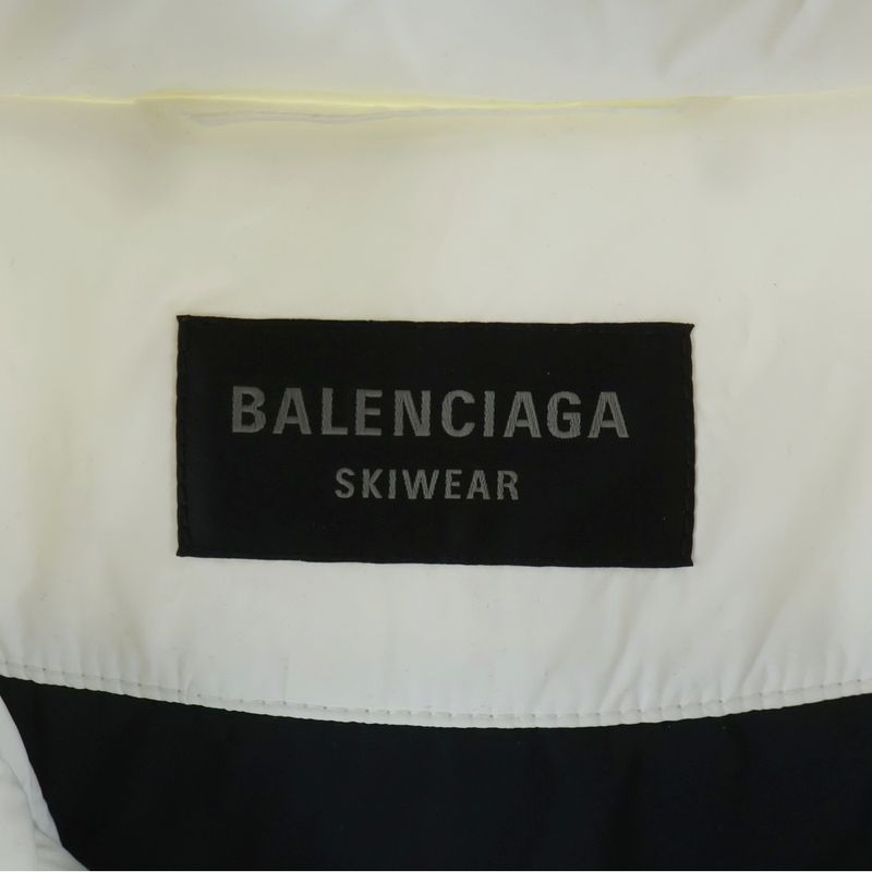 Balenciaga Sports Icon Puffer Jacket Down White