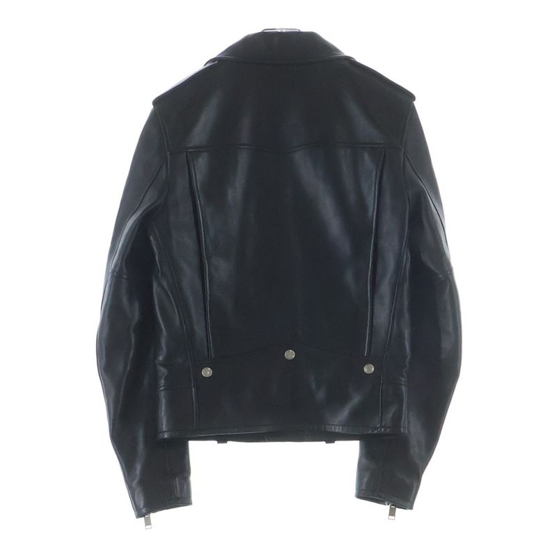 Saint Laurent Paris Classic Motorcycle Leather Rider's Jacket Black