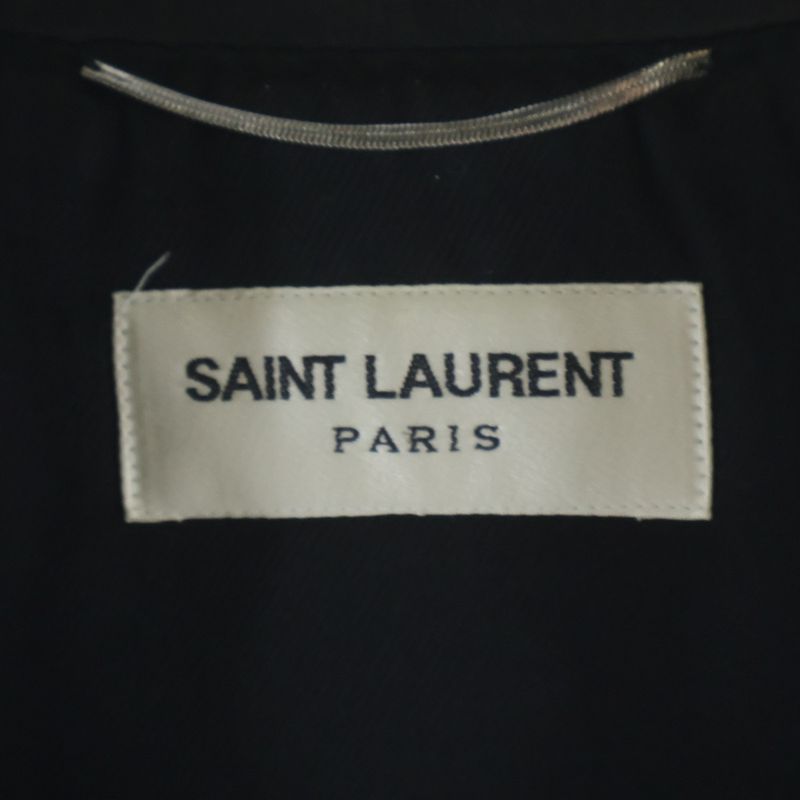 Saint Laurent Paris Classic Motorcycle Leather Rider's Jacket Black