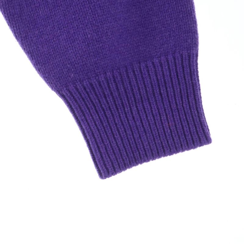 Louis Vuitton Roll Neck Pullover Knit Purple Nos Sweater