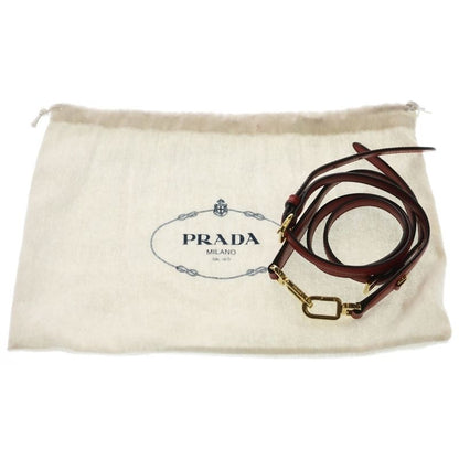 Prada Odette 2-Way Bag Red Leather