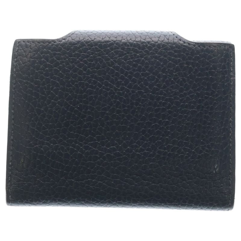 Hermes Iliad Compact Vachetrekking Bournuis Leather Card Case Business