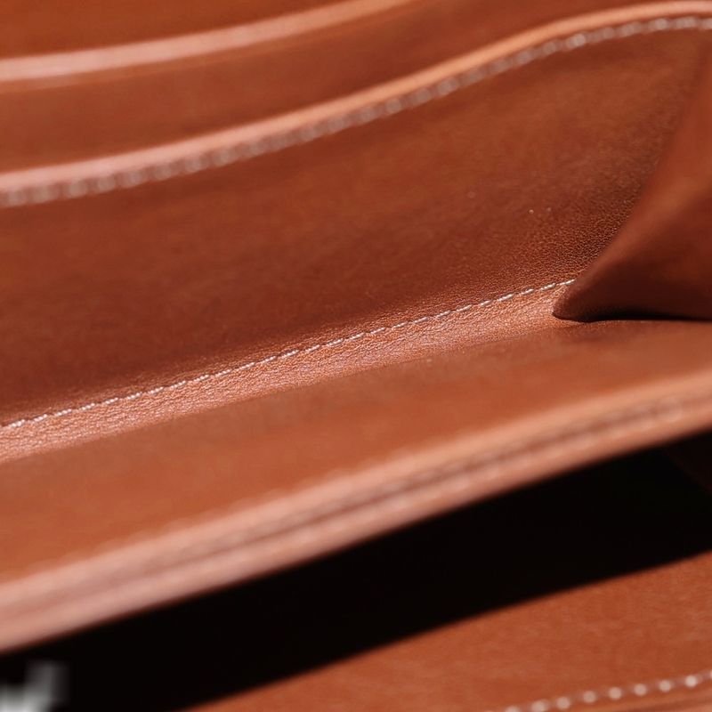 Loewe Anagram Leather Compact Zip Wallet Beige