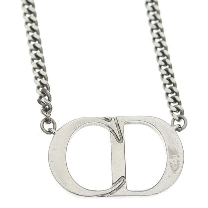 Dior CD Icon Necklace Pendant Chain Silver