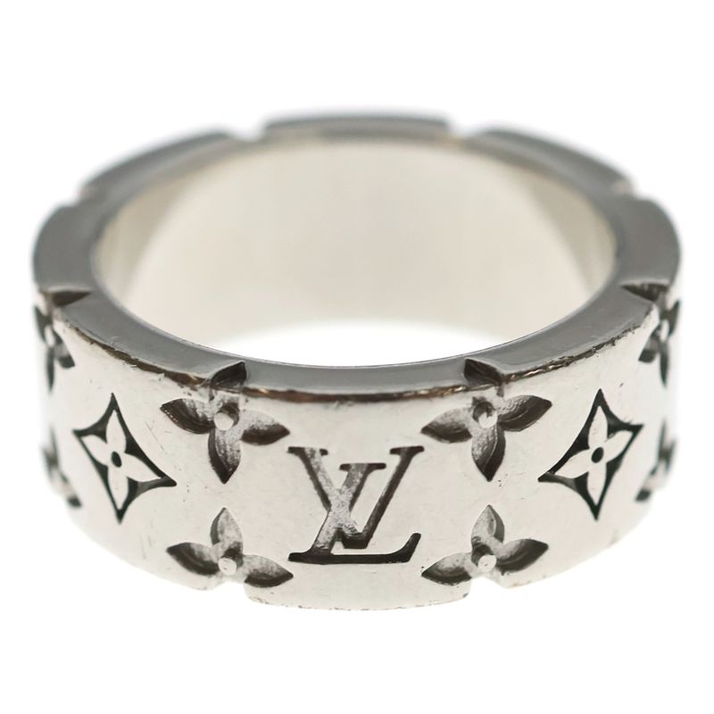 Louis Vuitton LV Mosaic Ring Silver