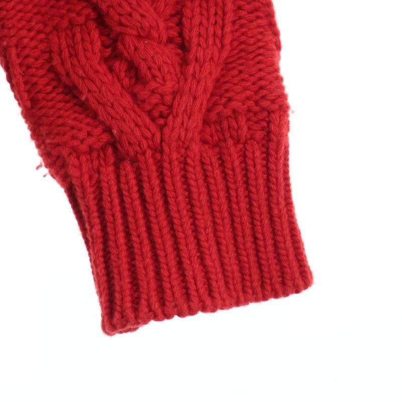 Loewe Gradient Cable Knit Sweater White Red