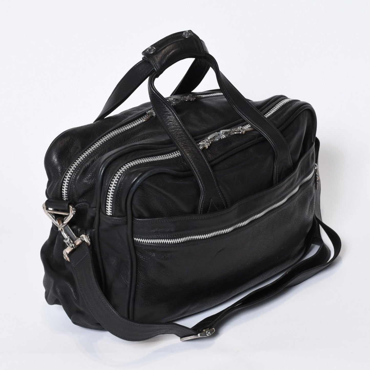Chrome Hearts Diaper Bag Dagger Cross Ball Leather 925 Sterling Silver — view 4