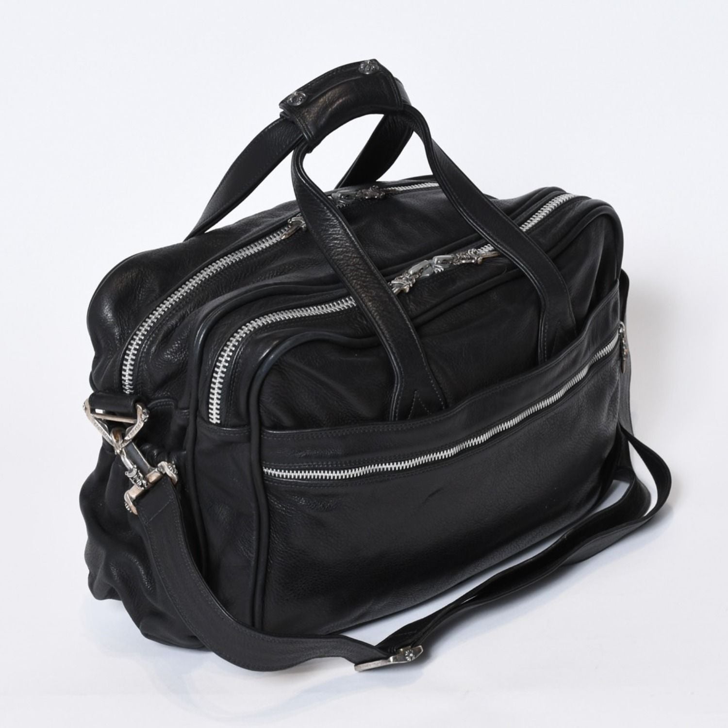 Chrome Hearts Diaper Bag Dagger Cross Ball Leather 925 Sterling Silver — view 4